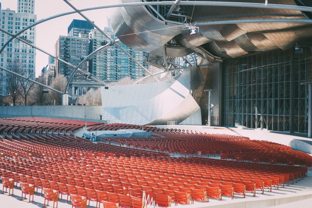 Chairs set up at an event venue